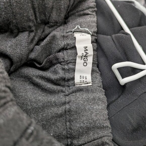 MANGO Straight Striped Trousers Elastic waist and drawstring - Picture 7 of 7